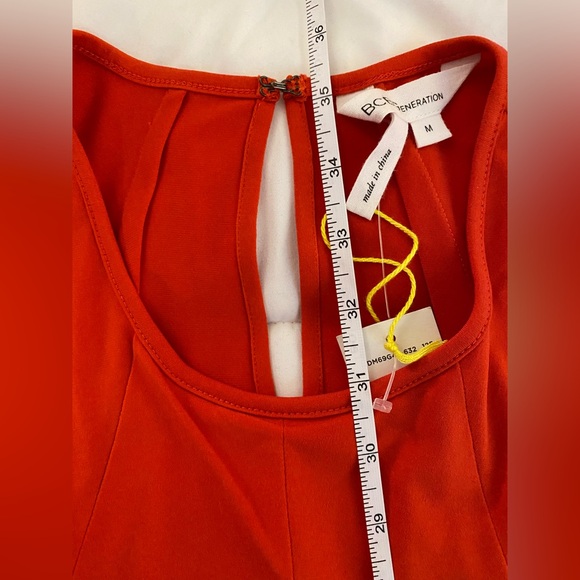 BCBGeneration Vibrant Red Midi Dress - Picture 4 of 13